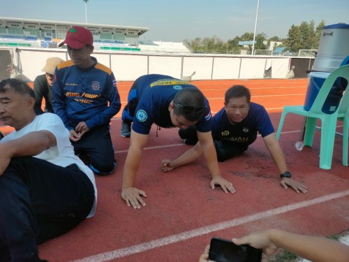 ดับเพลิงนครแม่สอด จัดโครงการทดสอบสมรรถภาพทางกาย ครั้งที่ 1 ประจำปี 2568