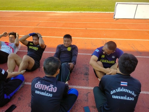 ดับเพลิงนครแม่สอด จัดโครงการทดสอบสมรรถภาพทางกาย ครั้งที่ 1 ประจำปี 2568