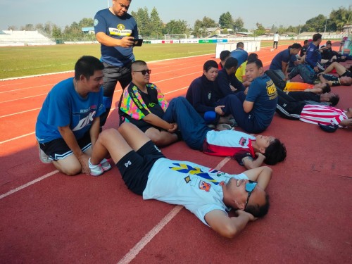 ดับเพลิงนครแม่สอด จัดโครงการทดสอบสมรรถภาพทางกาย ครั้งที่ 1 ประจำปี 2568