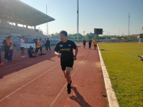 ดับเพลิงนครแม่สอด จัดโครงการทดสอบสมรรถภาพทางกาย ครั้งที่ 1 ประจำปี 2568