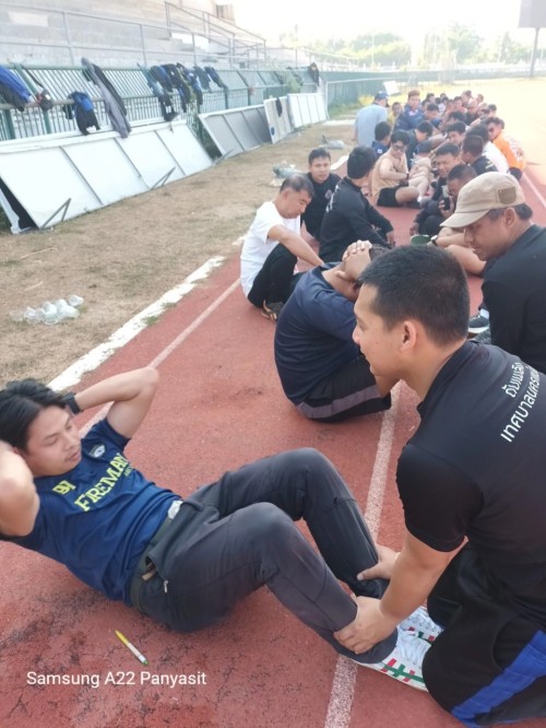 ดับเพลิงนครแม่สอด จัดโครงการทดสอบสมรรถภาพทางกาย ครั้งที่ 1 ประจำปี 2568