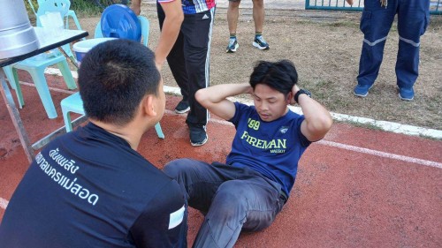 ดับเพลิงนครแม่สอด จัดโครงการทดสอบสมรรถภาพทางกาย ครั้งที่ 1 ประจำปี 2568