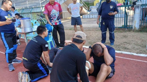 ดับเพลิงนครแม่สอด จัดโครงการทดสอบสมรรถภาพทางกาย ครั้งที่ 1 ประจำปี 2568