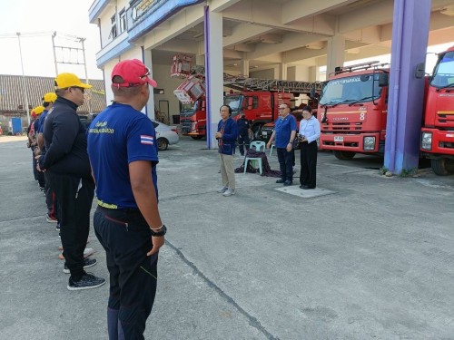 ดับเพลิงนครแม่สอด ได้ดำเนินการฝึกซ้อมแผนและทบทวนดับเพลิง ประจำปีงบประมาณ พ.ศ. 2568