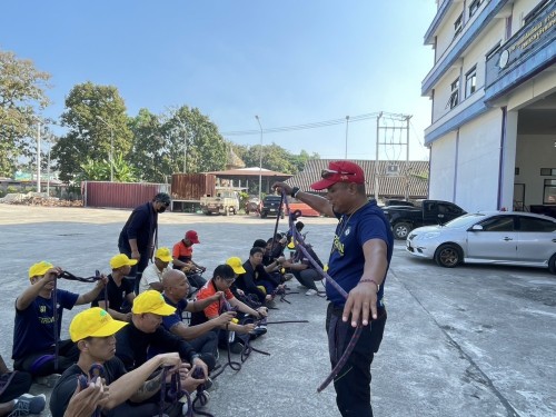 ดับเพลิงนครแม่สอด ได้ดำเนินการฝึกซ้อมแผนและทบทวนดับเพลิง ประจำปีงบประมาณ พ.ศ. 2568