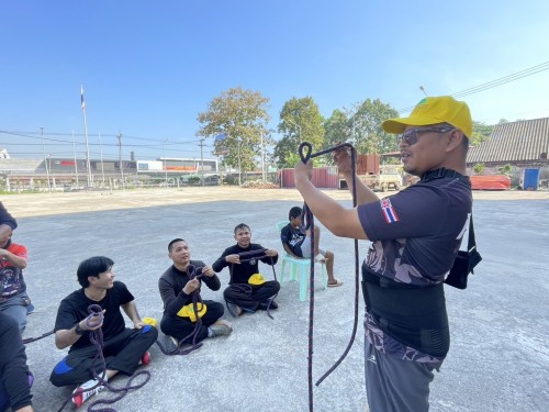 ดับเพลิงนครแม่สอด ได้ดำเนินการฝึกซ้อมแผนและทบทวนดับเพลิง ประจำปีงบประมาณ พ.ศ. 2568