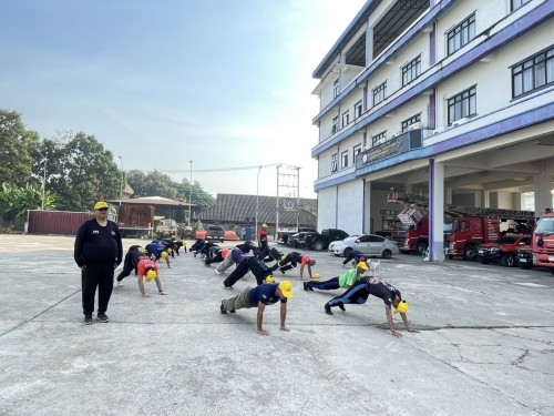 ดับเพลิงนครแม่สอด ได้ดำเนินการฝึกซ้อมแผนและทบทวนดับเพลิง ประจำปีงบประมาณ พ.ศ. 2568