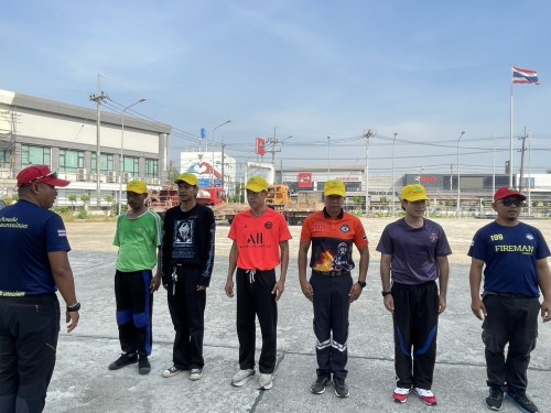 ดับเพลิงนครแม่สอด ได้ดำเนินการฝึกซ้อมแผนและทบทวนดับเพลิง ประจำปีงบประมาณ พ.ศ. 2568