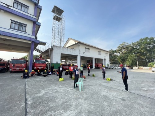 ดับเพลิงนครแม่สอด ได้ดำเนินการฝึกซ้อมแผนและทบทวนดับเพลิง ประจำปีงบประมาณ พ.ศ. 2568