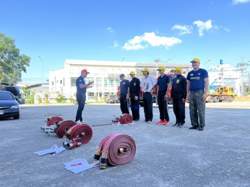 ดับเพลิงนครแม่สอด ได้ดำเนินการฝึกซ้อมแผนและทบทวนดับเพลิง ประจำปีงบประมาณ พ.ศ. 2568