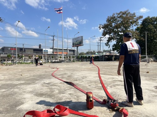 ดับเพลิงนครแม่สอด ได้ดำเนินการฝึกซ้อมแผนและทบทวนดับเพลิง ประจำปีงบประมาณ พ.ศ. 2568