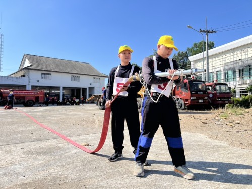 ดับเพลิงนครแม่สอด ได้ดำเนินการฝึกซ้อมแผนและทบทวนดับเพลิง ประจำปีงบประมาณ พ.ศ. 2568