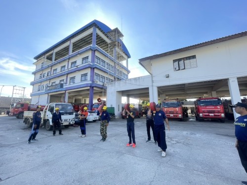 ดับเพลิงนครแม่สอด ได้ดำเนินการฝึกซ้อมแผนและทบทวนดับเพลิง ประจำปีงบประมาณ พ.ศ. 2568