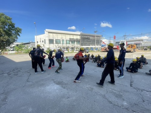 ดับเพลิงนครแม่สอด ได้ดำเนินการฝึกซ้อมแผนและทบทวนดับเพลิง ประจำปีงบประมาณ พ.ศ. 2568