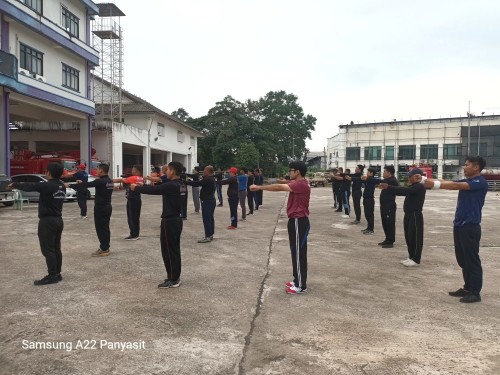 ดับเพลิงนครแม่สอด ได้ดำเนินการฝึกซ้อมแผนและทบทวนดับเพลิง ประจำปีงบประมาณ พ.ศ. 2568