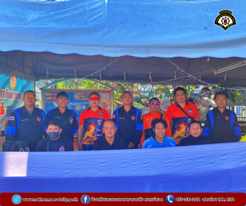 ดับเพลิงนครแม่สอด ปฎิบัติหน้าที่ ณ จุดบริการประชาชน ป้องกันและลดอุบัติเหตุทางถนนช่วงเทศกาลปีใหม่ 2568