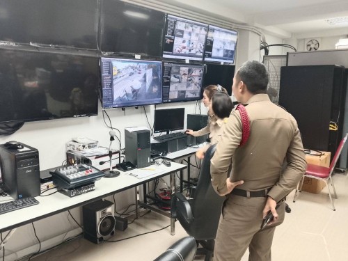 เจ้าหน้าที่กองยุทธศาสตร์และงบประมาณ ดำเนินการตามคำขอใช้ข้อมูลจากกล้องวงจรปิด
