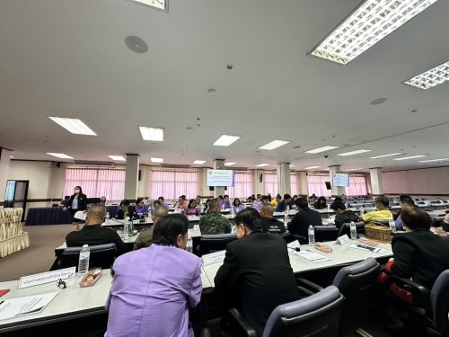 กองยุทธศาสตร์และงบประมาณ เข้าร่วมประชุมคณะกรรมการบริหารงานจังหวัด แบบบูรณาการ จังหวัดตาก (ก.บ.จ.ตาก) ครั้งที่ 1/2568