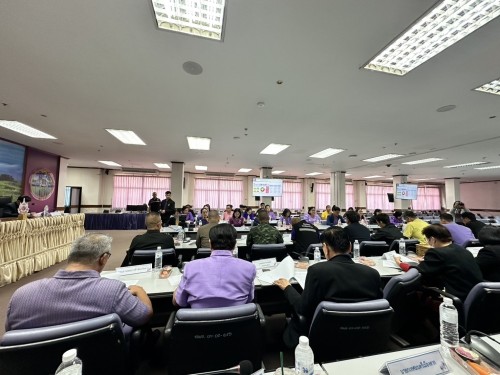 กองยุทธศาสตร์และงบประมาณ เข้าร่วมประชุมคณะกรรมการบริหารงานจังหวัด แบบบูรณาการ จังหวัดตาก (ก.บ.จ.ตาก) ครั้งที่ 1/2568