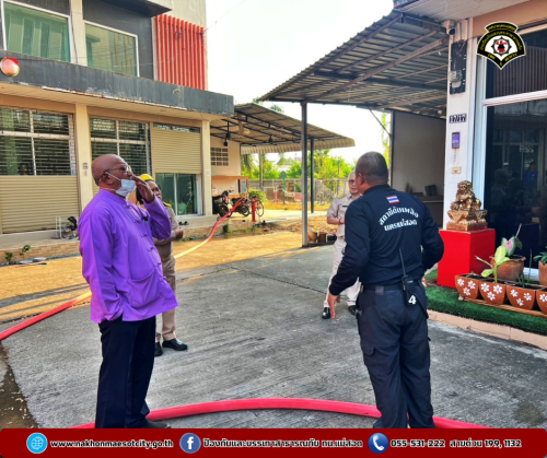 ดับเพลิงนครแม่สอด ออกระงับเหตุเพลิงไหม้อาคารพาณิชย์ บริษัท 189 ไทย-พม่า ฟูลเซอร์วิส จำกัด