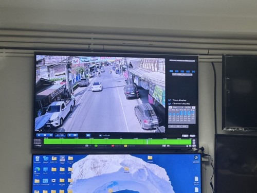 เจ้าหน้าที่กองยุทธศาสตร์และงบประมาณ ดำเนินการตามคำขอใช้ข้อมูลจากกล้องวงจรปิด