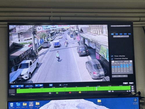 เจ้าหน้าที่กองยุทธศาสตร์และงบประมาณ ดำเนินการตามคำขอใช้ข้อมูลจากกล้องวงจรปิด