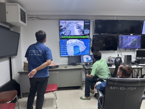 เจ้าหน้าที่กองยุทธศาสตร์และงบประมาณ ดำเนินการตามคำขอใช้ข้อมูลจากกล้องวงจรปิด