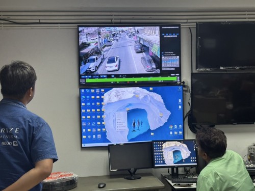 เจ้าหน้าที่กองยุทธศาสตร์และงบประมาณ ดำเนินการตามคำขอใช้ข้อมูลจากกล้องวงจรปิด