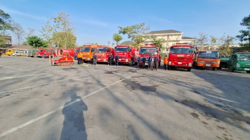 สำนักปลัดเทศบาลนครแม่สอด เข้าร่วมกิจกรรม kick off  การแก้ไขปัญหาหมอกควันไฟป่าและฝุ่นละอองขนาดเล็ก (PM2.5) ประจำปี 2568