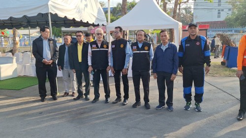 สำนักปลัดเทศบาลนครแม่สอด เข้าร่วมกิจกรรม kick off  การแก้ไขปัญหาหมอกควันไฟป่าและฝุ่นละอองขนาดเล็ก (PM2.5) ประจำปี 2568