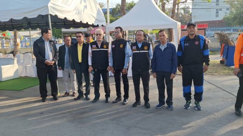 สำนักปลัดเทศบาลนครแม่สอด เข้าร่วมกิจกรรม kick off  การแก้ไขปัญหาหมอกควันไฟป่าและฝุ่นละอองขนาดเล็ก (PM2.5) ประจำปี 2568