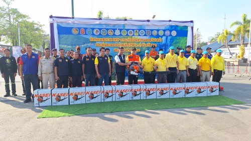 สำนักปลัดเทศบาลนครแม่สอด เข้าร่วมกิจกรรม kick off  การแก้ไขปัญหาหมอกควันไฟป่าและฝุ่นละอองขนาดเล็ก (PM2.5) ประจำปี 2568