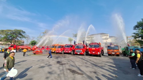 สำนักปลัดเทศบาลนครแม่สอด เข้าร่วมกิจกรรม kick off  การแก้ไขปัญหาหมอกควันไฟป่าและฝุ่นละอองขนาดเล็ก (PM2.5) ประจำปี 2568