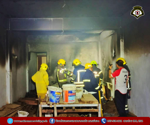 ดับเพลิงนครแม่สอด ออกระงับเหตุเพลิงไหม้อาคารพาณิชย์ (ระหว่างก่อสร้าง) ใกล้เคียงมัสยิดโดมทอง ชุมชนอิสลาม