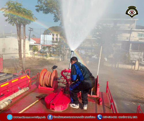 ดับเพลิงนครแม่สอด ร่วมกิจกรรม KICK OFF แก้ไขปัญหาไฟป่า หมอกควัน และฝุ่นละออง (PM 2.5) จังหวัดตาก ประจำปี พ.ศ.2568