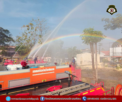 ดับเพลิงนครแม่สอด ร่วมกิจกรรม KICK OFF แก้ไขปัญหาไฟป่า หมอกควัน และฝุ่นละออง (PM 2.5) จังหวัดตาก ประจำปี พ.ศ.2568