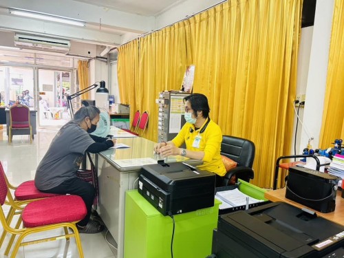 ฝ่ายส่งเสริมและสวัสดิการสังคม รับขึ้นทะเบียนเรื่องต่างๆ