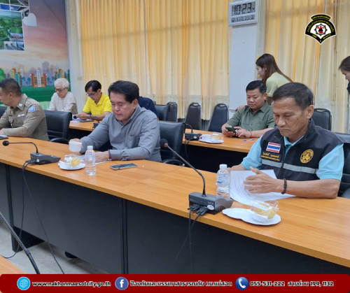 ดับเพลิงนครแม่สอด เข้าร่วมประชุมหารือแนวทางการแก้ไขปัญหารถจักรยานไฟฟ้า ครั้งที่ 1/2568