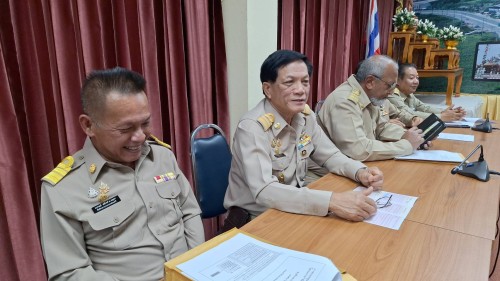 กองยุทธศาสตร์และงบประมาณ เข้าร่วมการประชุมชี้แจงแนวทางการดำเนินโครงการจัดทำคาร์บอนฟุตพริ้นท์ องค์กรปกครองส่วนท้องถิ่น เทศบาลนครแม่สอด ประจำปีงบประมาณ พ.ศ. 2568