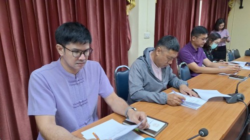 กองยุทธศาสตร์และงบประมาณ เข้าร่วมการประชุมชี้แจงแนวทางการดำเนินโครงการจัดทำคาร์บอนฟุตพริ้นท์ องค์กรปกครองส่วนท้องถิ่น เทศบาลนครแม่สอด ประจำปีงบประมาณ พ.ศ. 2568