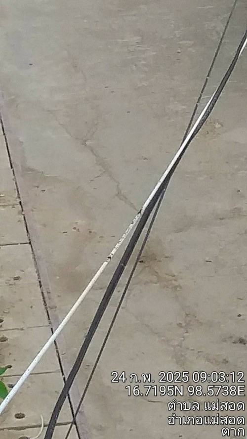 เจ้าหน้าที่กองยุทธศาสตร์และงบประมาณ ดำเนินการตามคำร้อง ขอซ่อมแซมเคเบิ้ลทีวี