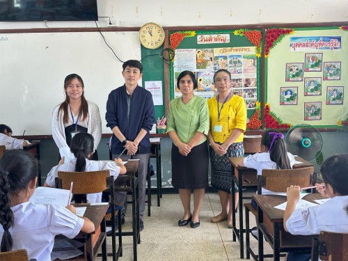 คณะกรรมการตรวจเยี่ยมสนามสอบการประเมินคุณภาพผู้เรียน (NT) ชั้นประถมศึกษาปีที่ 3 ประจำปีการศึกษา 2567 ของนักเรียนในสังกัดเทศบาลนครแม่สอด