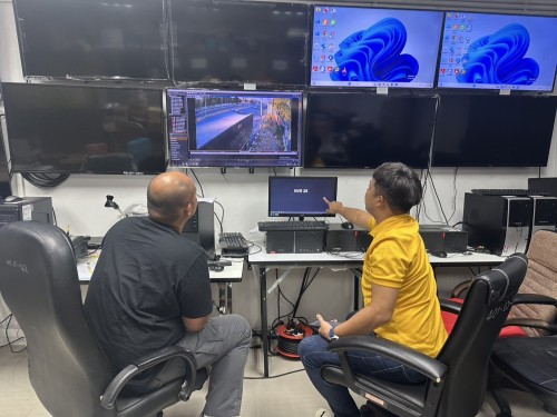 เจ้าหน้าที่กองยุทธศาสตร์และงบประมาณ ดำเนินการตามคำขอใช้ข้อมูลจากกล้องวงจรปิด