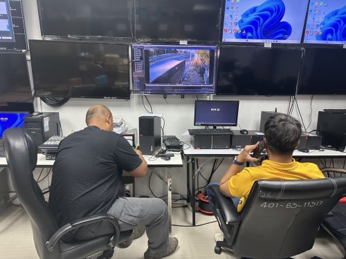 เจ้าหน้าที่กองยุทธศาสตร์และงบประมาณ ดำเนินการตามคำขอใช้ข้อมูลจากกล้องวงจรปิด