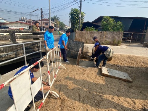 วันพุธที่ 5 มีนาคม 2568 กองช่างสุขาภิบาลออกปฎิบัติงานภาคสนาม จำนวน 2 แห่ง
