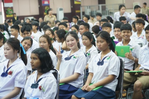 เทศบาลนครแม่สอดจัดกิจกรรมโครงการปัจฉิมนิเทศนักเรียนที่สำเร้จการศึกษา ประจำปี 2568