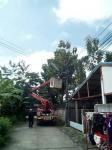 งานไฟฟ้า ฝ่ายการโยธาได้ออกปฏิบัติงานเพื่อเปลี่ยนตู้ควบคุมฯ