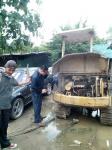 งานไฟฟ้า ฝ่ายการโยธาได้ออกปฏิบัติงานเพื่อเปลี่ยนตู้ควบคุมฯ