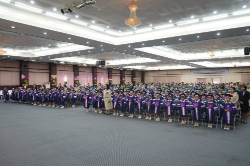 เทศบาลนครแม่สอดจัดกิจกรรมพิธีมอบวุฒิบัตรยุวบัณฑิต ประจำปีการศึกษา 2567