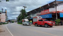 งานประชาสัมพันธ์ กองวิชาการฯ ลงพื้นที่ชุมชนในเขตเทศบาล เพื่อประชาสัมพันธ์ข้อมูลข่าวสารเกี่ยวกับ มาตรการป้องกันควบคุมโรคติดเชื้อไวรัสโคโรนา 2019 (โควิด-19)